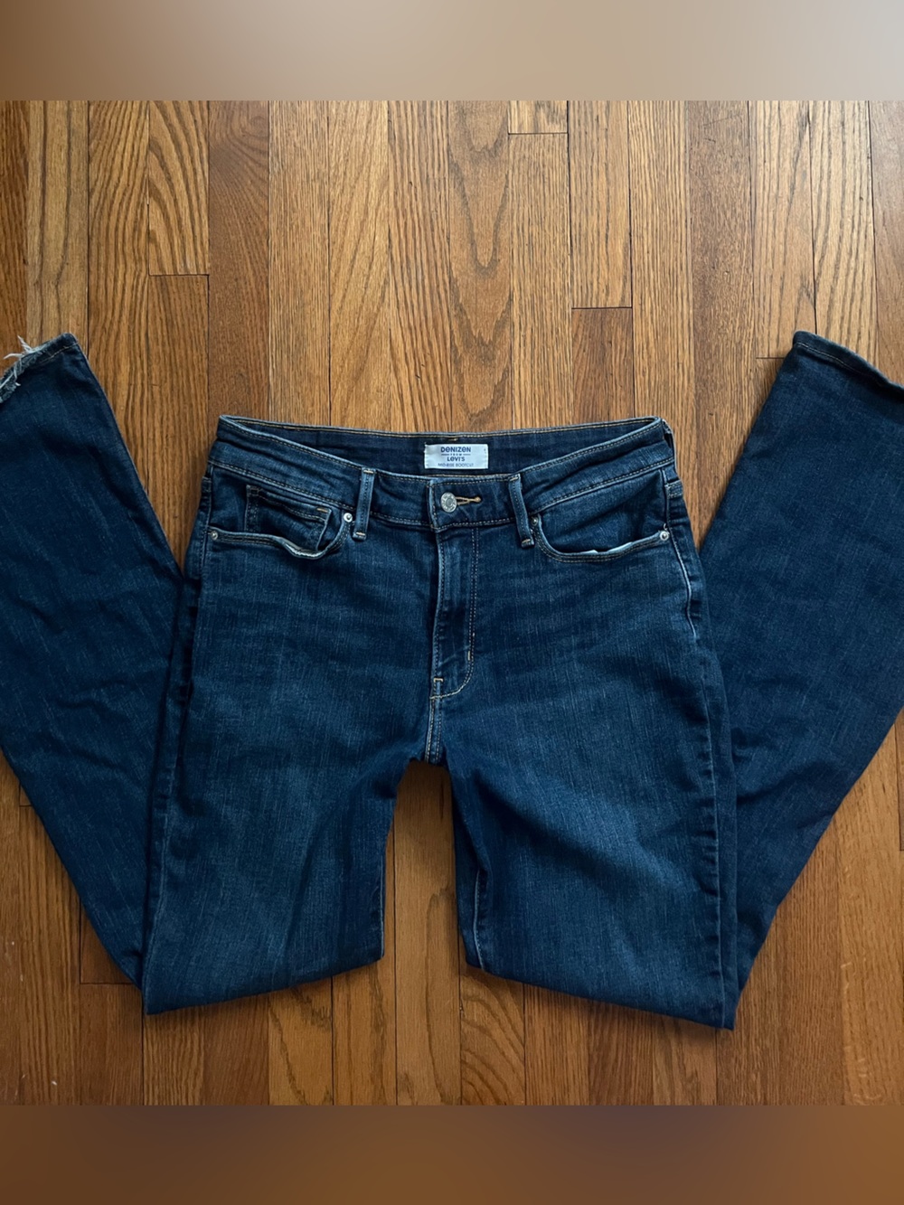 Levi's Dark Blue Wide Leg Jeans